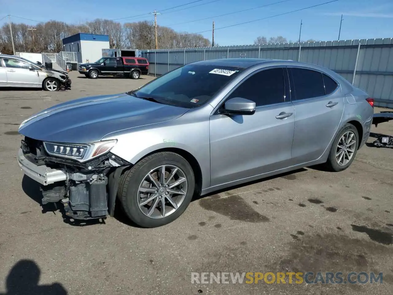 1 Photograph of a damaged car 19UUB1F37LA003318 ACURA TLX 2020