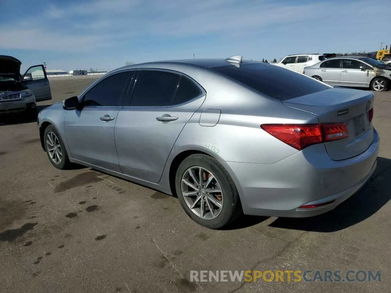 2 Photograph of a damaged car 19UUB1F37LA003318 ACURA TLX 2020