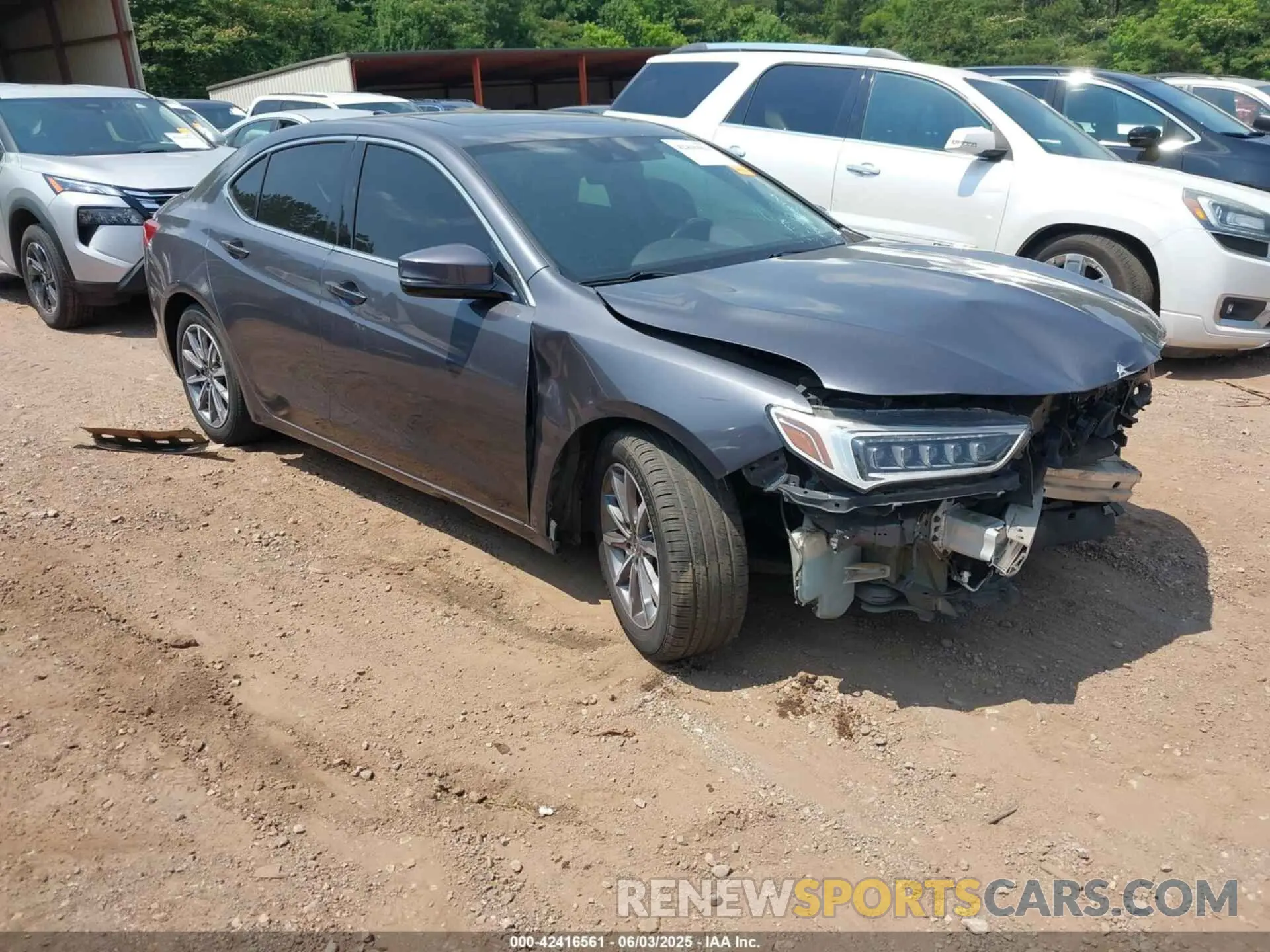 1 Photograph of a damaged car 19UUB1F37LA006932 ACURA TLX 2020