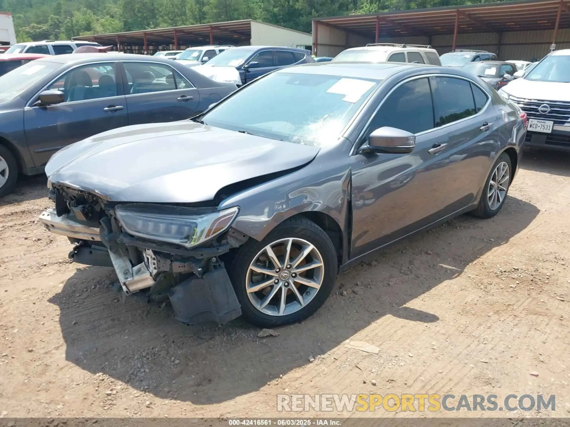2 Photograph of a damaged car 19UUB1F37LA006932 ACURA TLX 2020