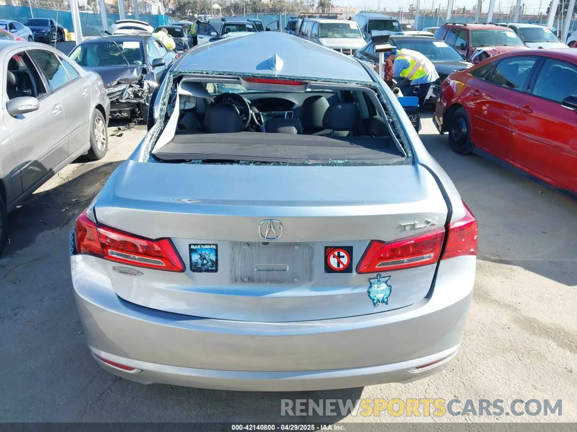 16 Photograph of a damaged car 19UUB1F37LA007627 ACURA TLX 2020