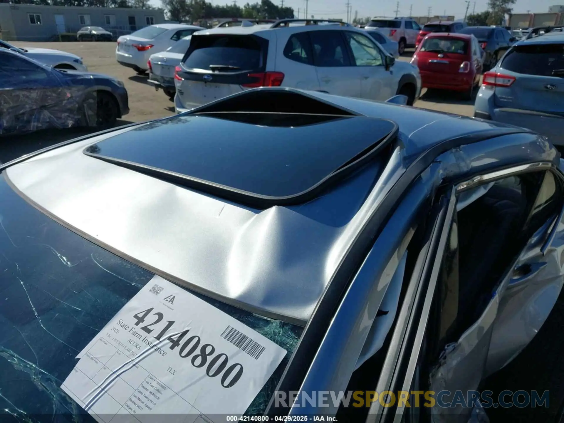 18 Photograph of a damaged car 19UUB1F37LA007627 ACURA TLX 2020