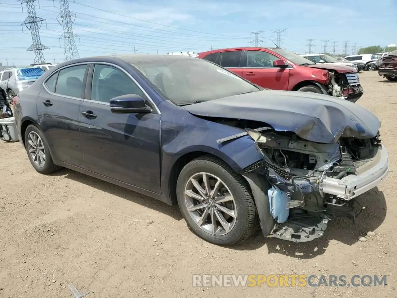 4 Photograph of a damaged car 19UUB1F37LA010141 ACURA TLX 2020