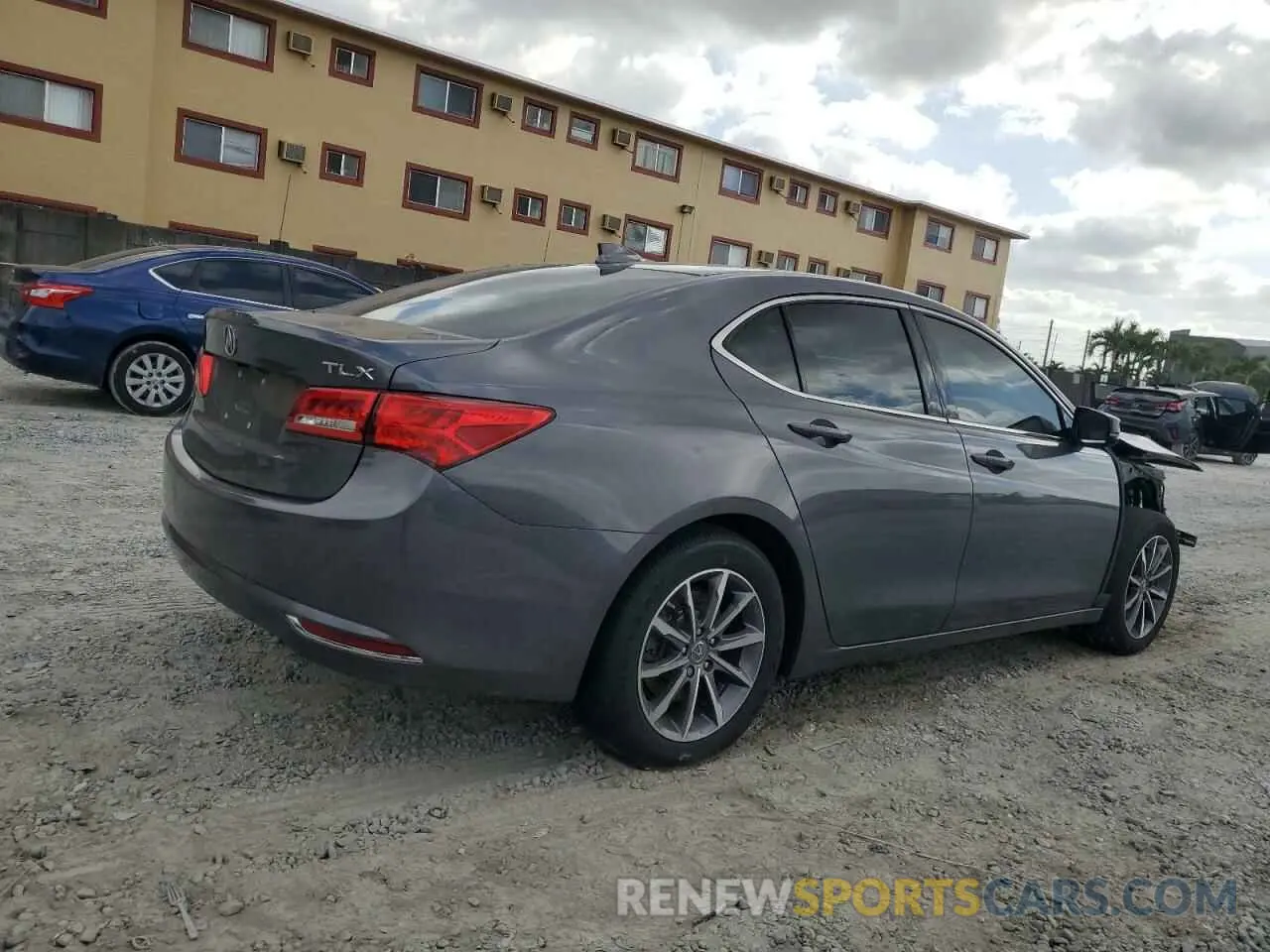 3 Photograph of a damaged car 19UUB1F37LA014495 ACURA TLX 2020