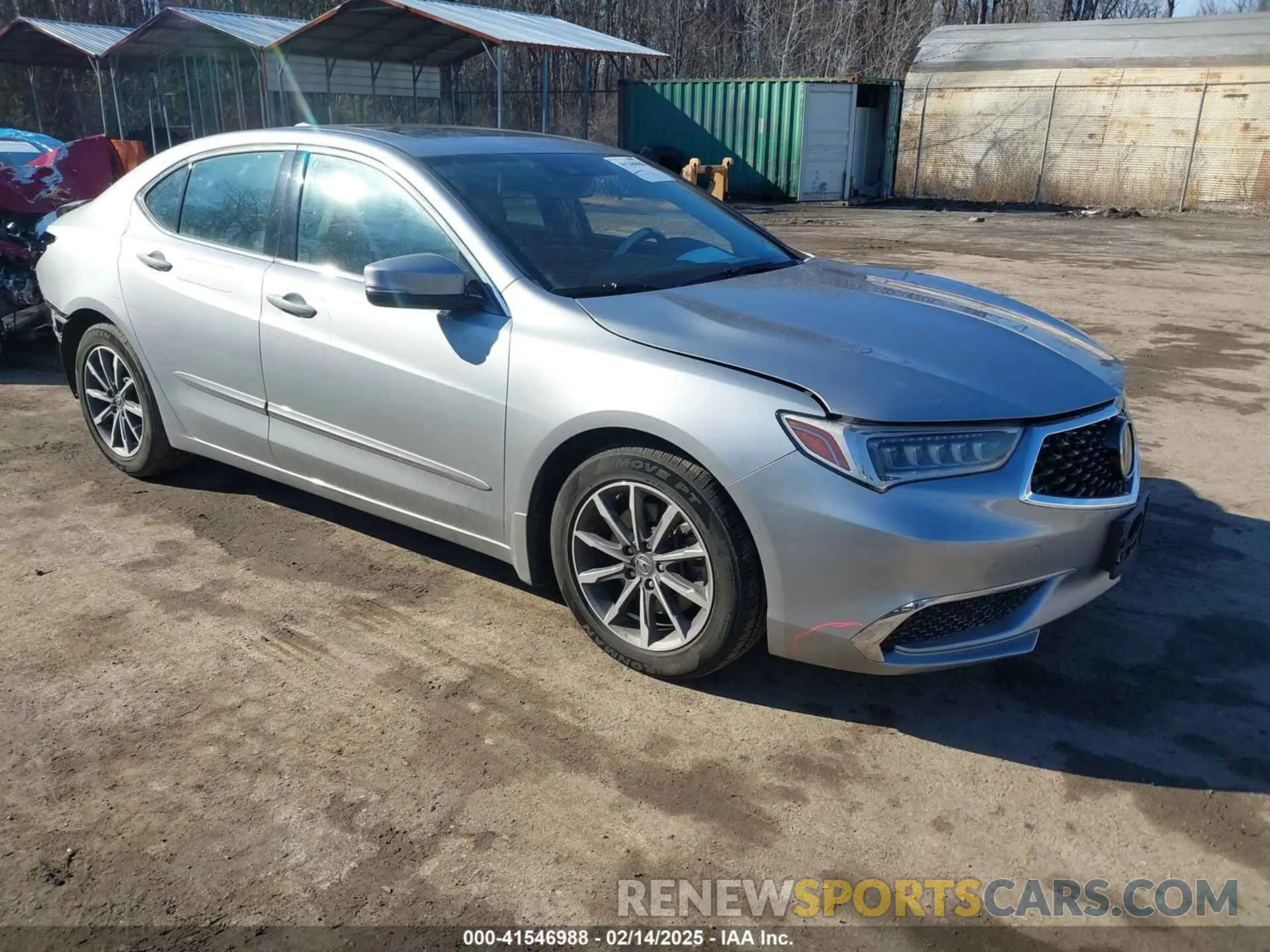 1 Photograph of a damaged car 19UUB1F38LA000055 ACURA TLX 2020