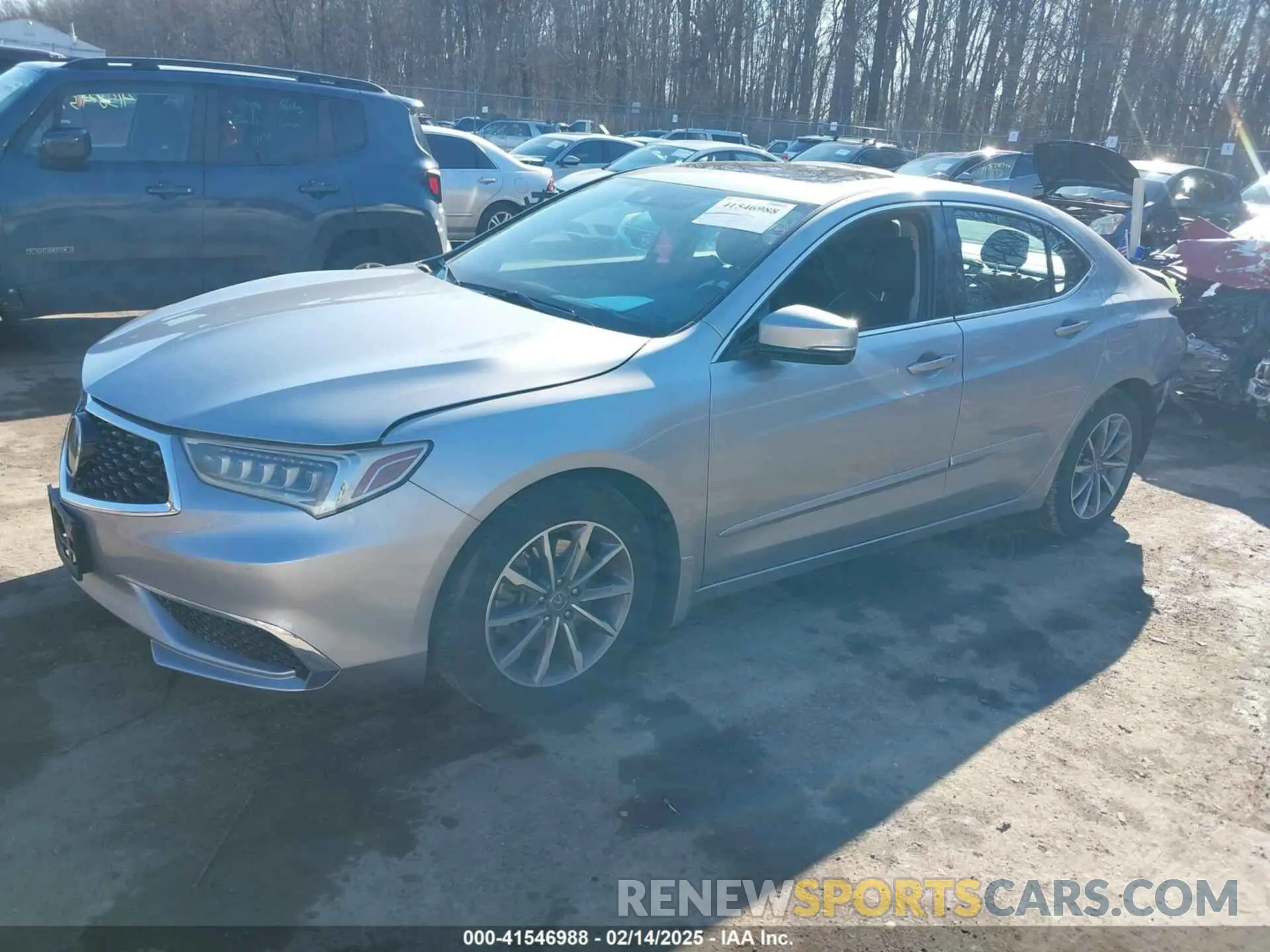 2 Photograph of a damaged car 19UUB1F38LA000055 ACURA TLX 2020