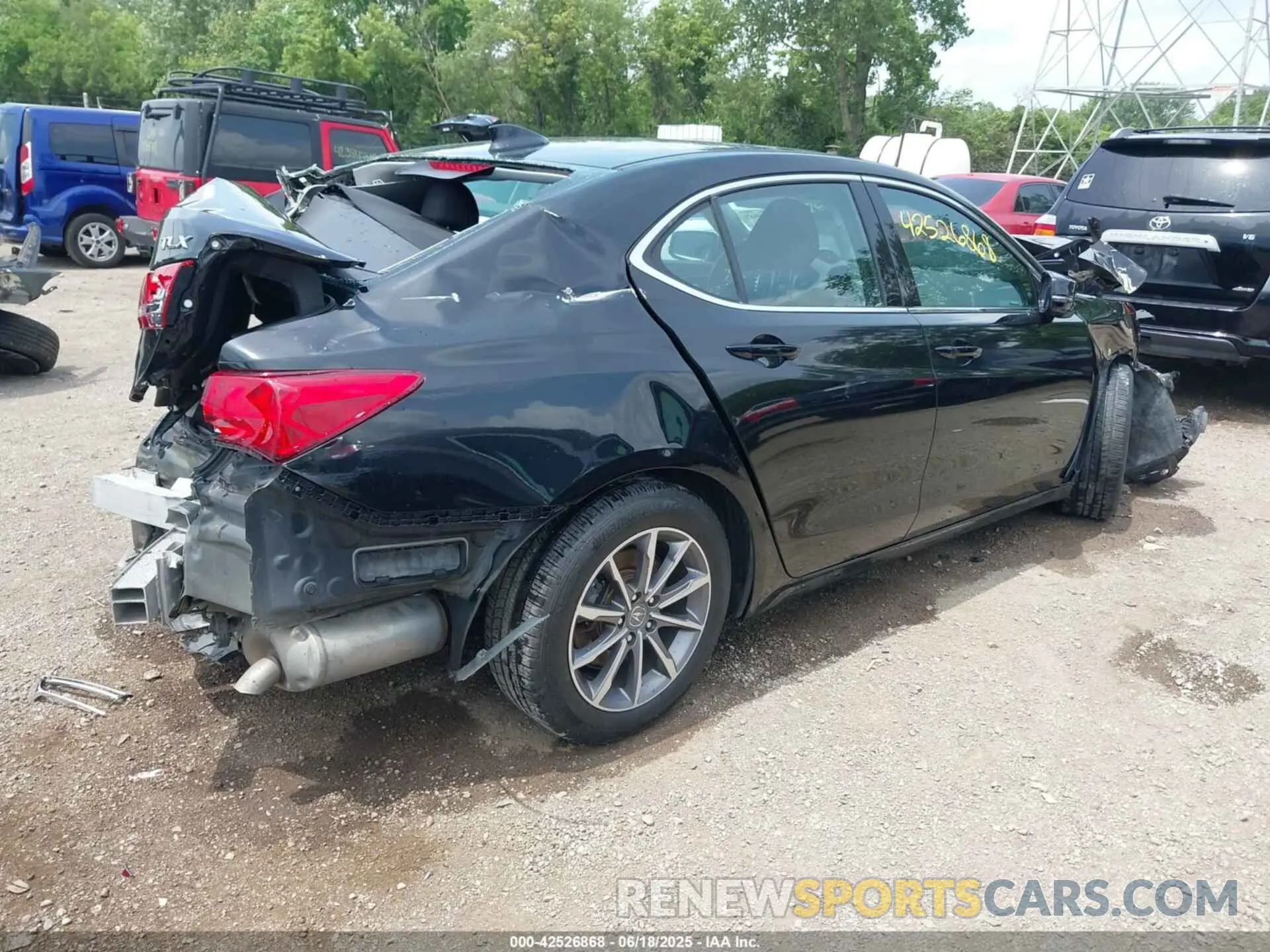 4 Photograph of a damaged car 19UUB1F38LA014280 ACURA TLX 2020