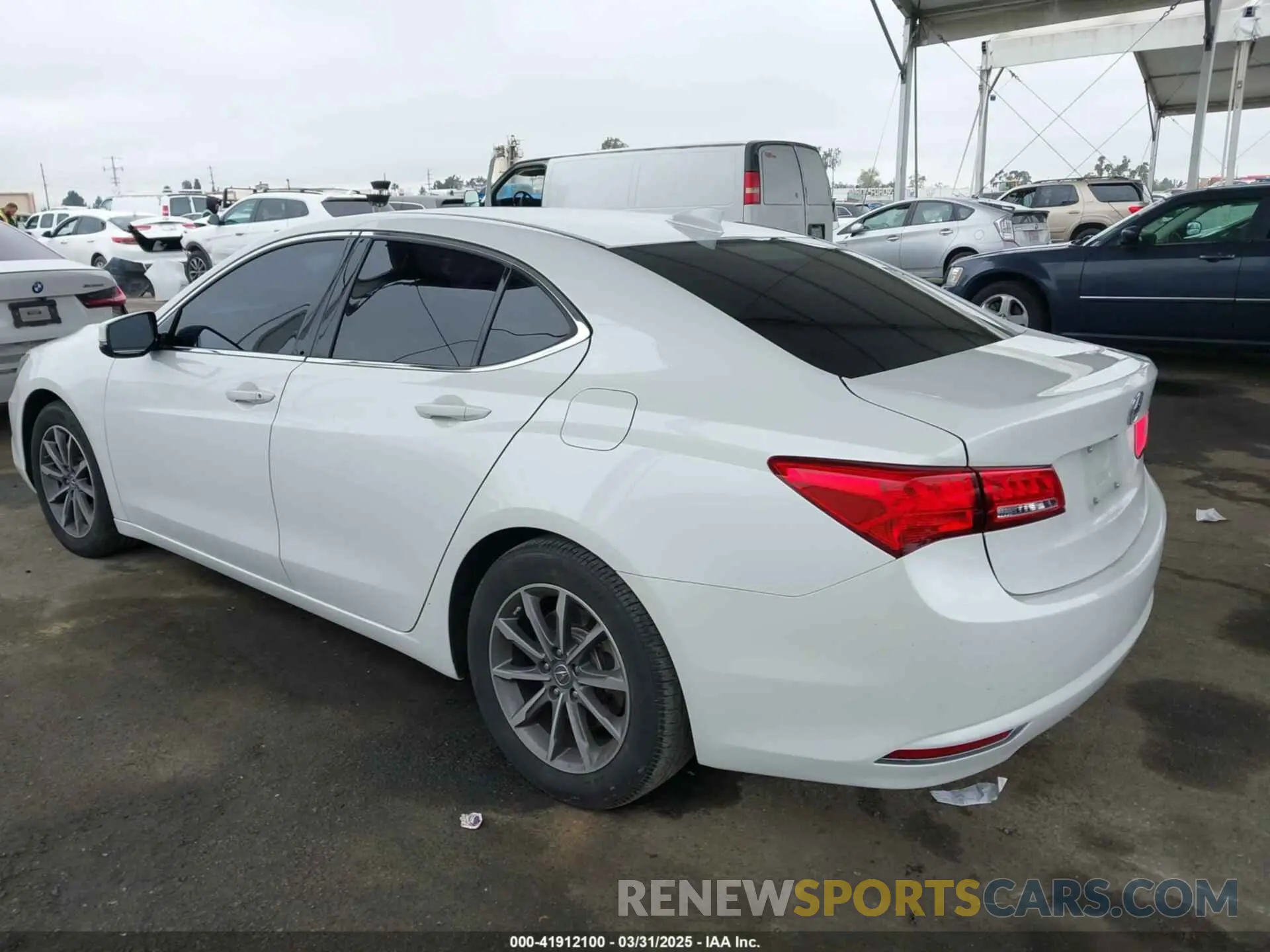 3 Photograph of a damaged car 19UUB1F38LA014988 ACURA TLX 2020