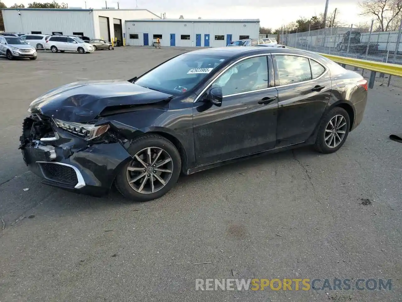 1 Photograph of a damaged car 19UUB1F39LA003756 ACURA TLX 2020