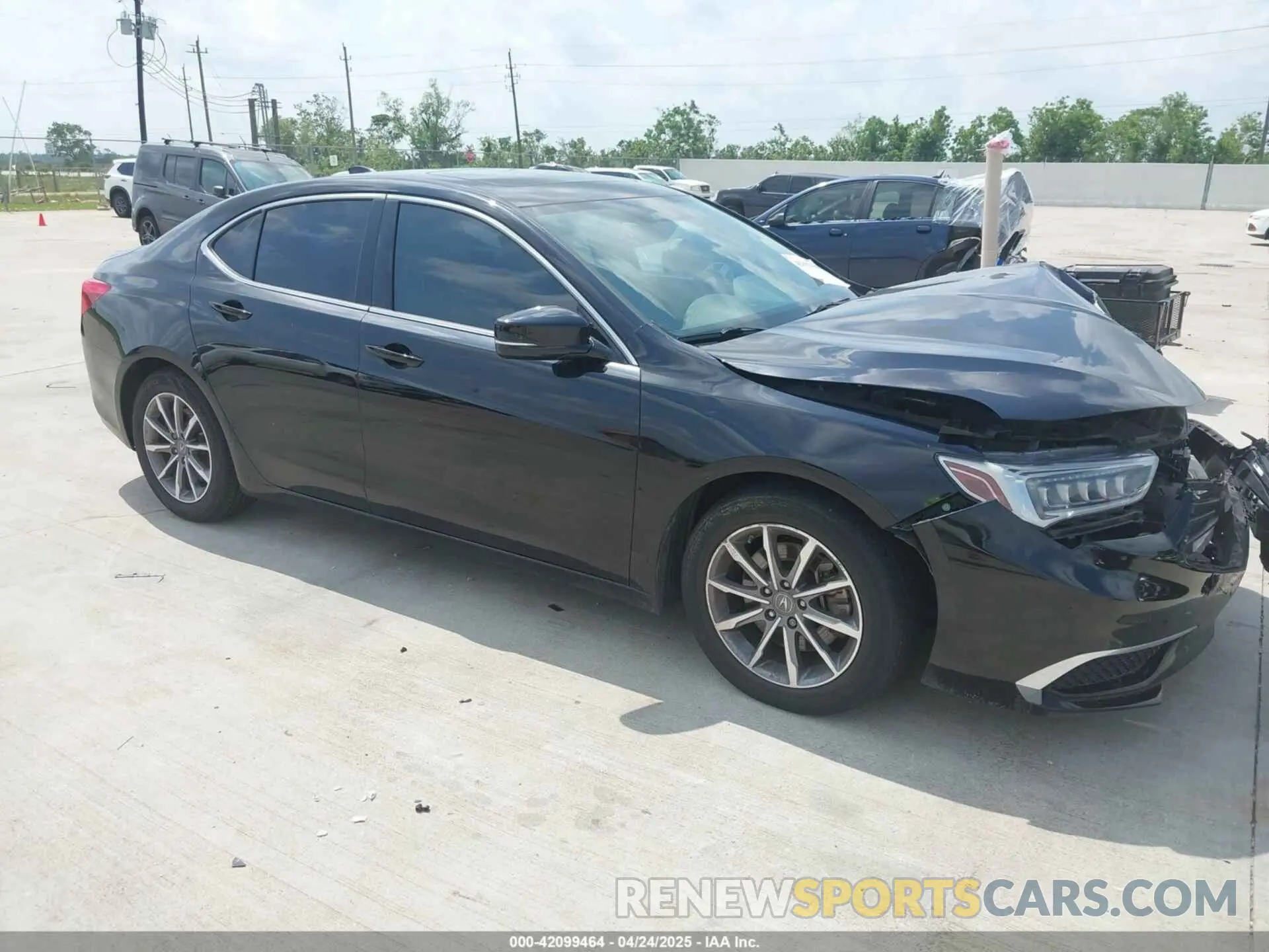 1 Photograph of a damaged car 19UUB1F39LA004521 ACURA TLX 2020