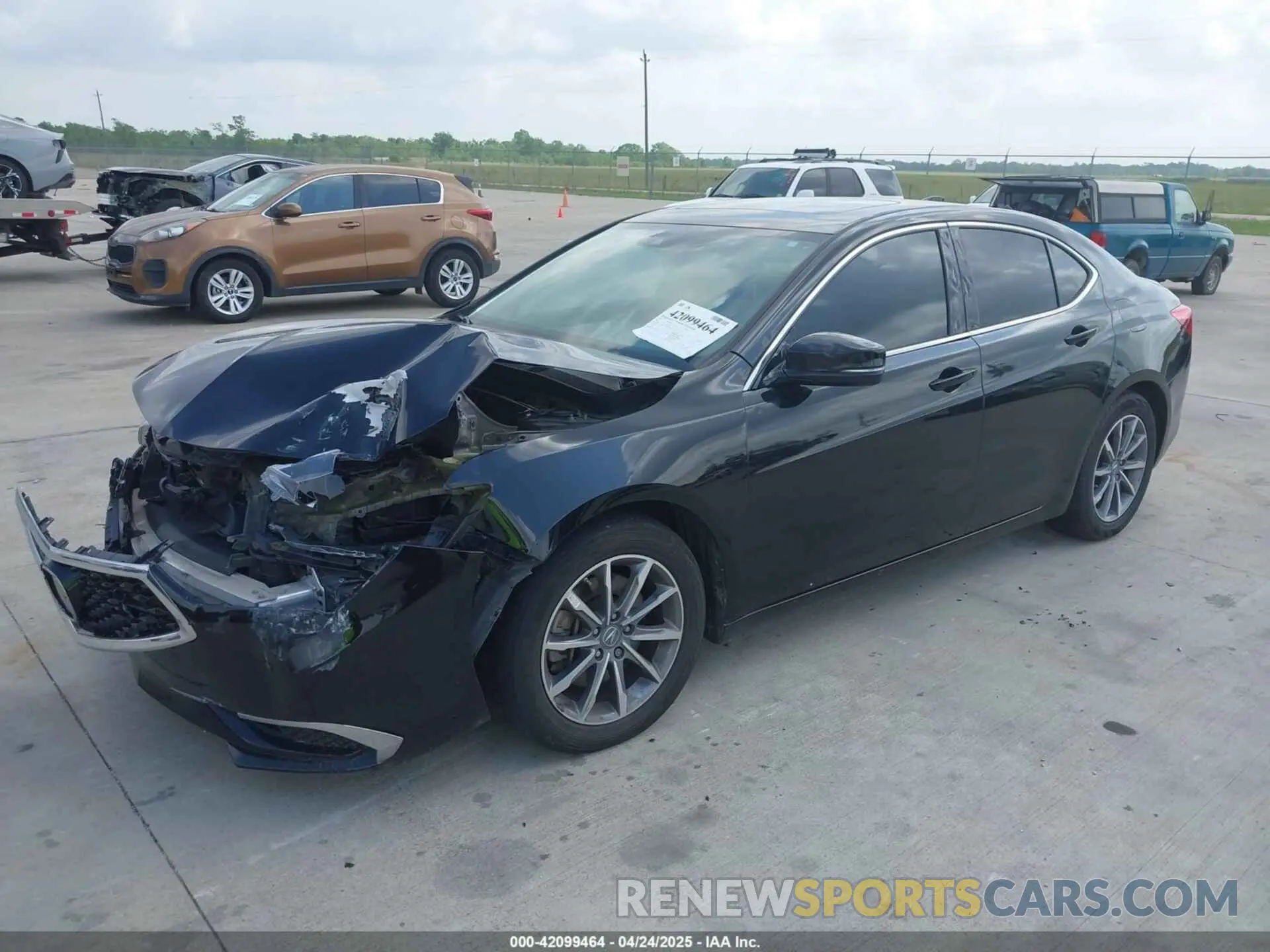 2 Photograph of a damaged car 19UUB1F39LA004521 ACURA TLX 2020