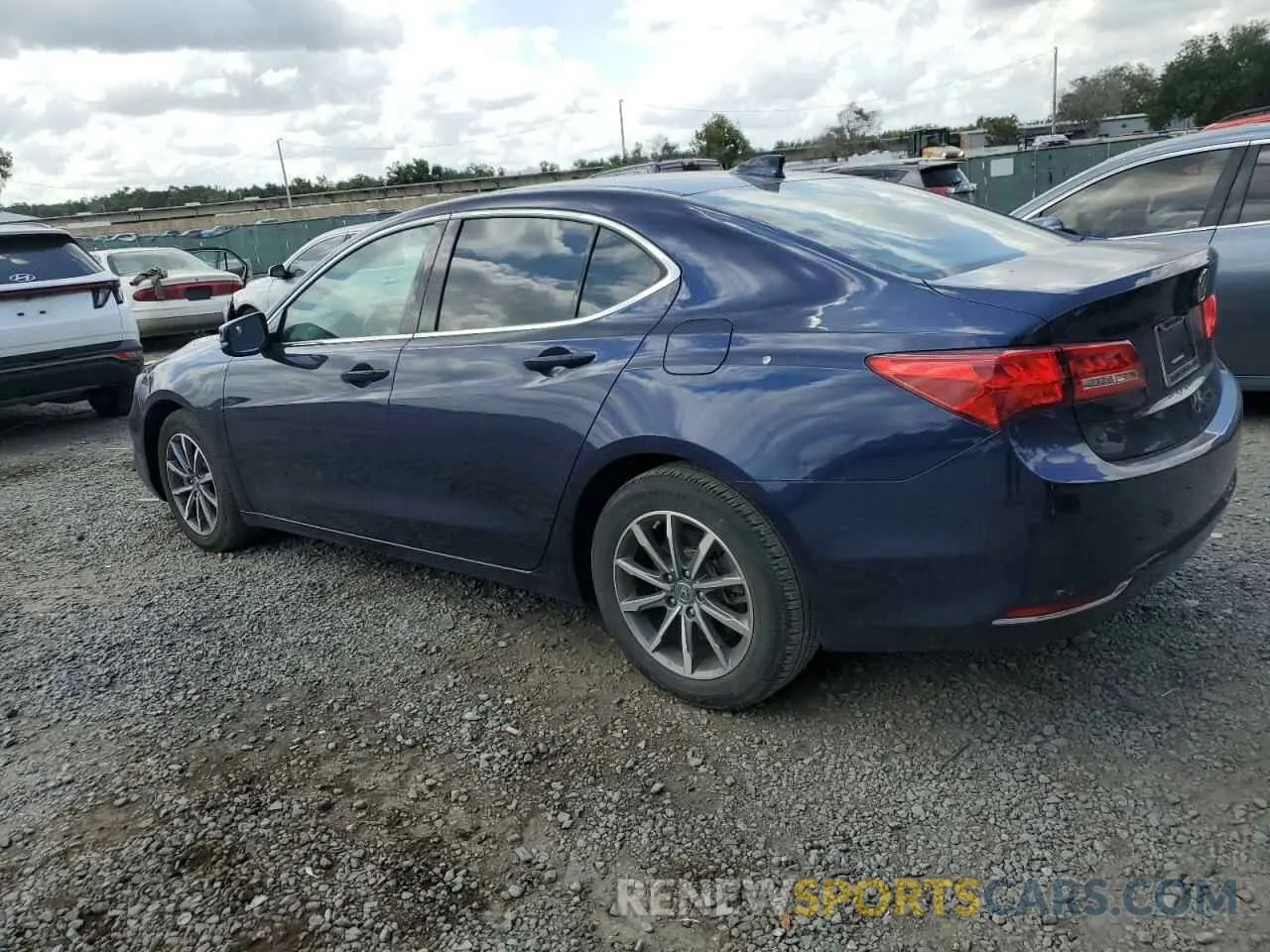 2 Photograph of a damaged car 19UUB1F3XLA003085 ACURA TLX 2020