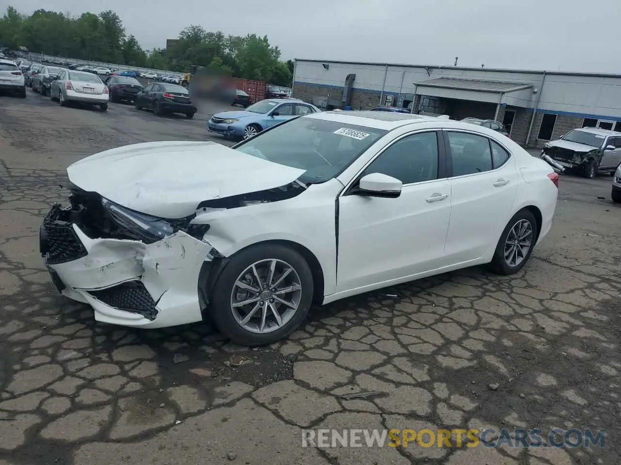 1 Photograph of a damaged car 19UUB1F3XLA014975 ACURA TLX 2020