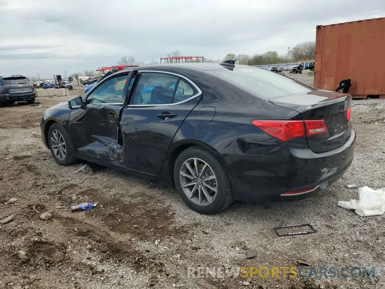 2 Photograph of a damaged car 19UUB1F50LA003534 ACURA TLX 2020