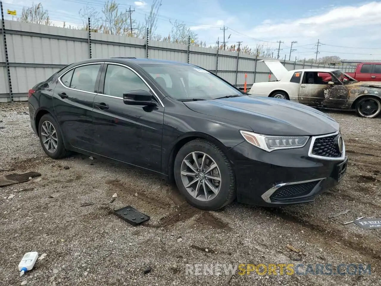 4 Photograph of a damaged car 19UUB1F50LA003534 ACURA TLX 2020