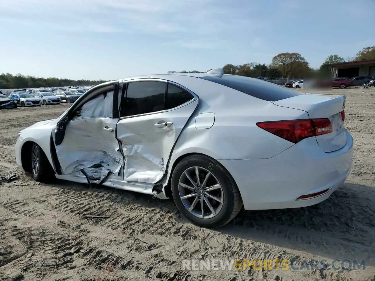 2 Photograph of a damaged car 19UUB1F50LA005865 ACURA TLX 2020