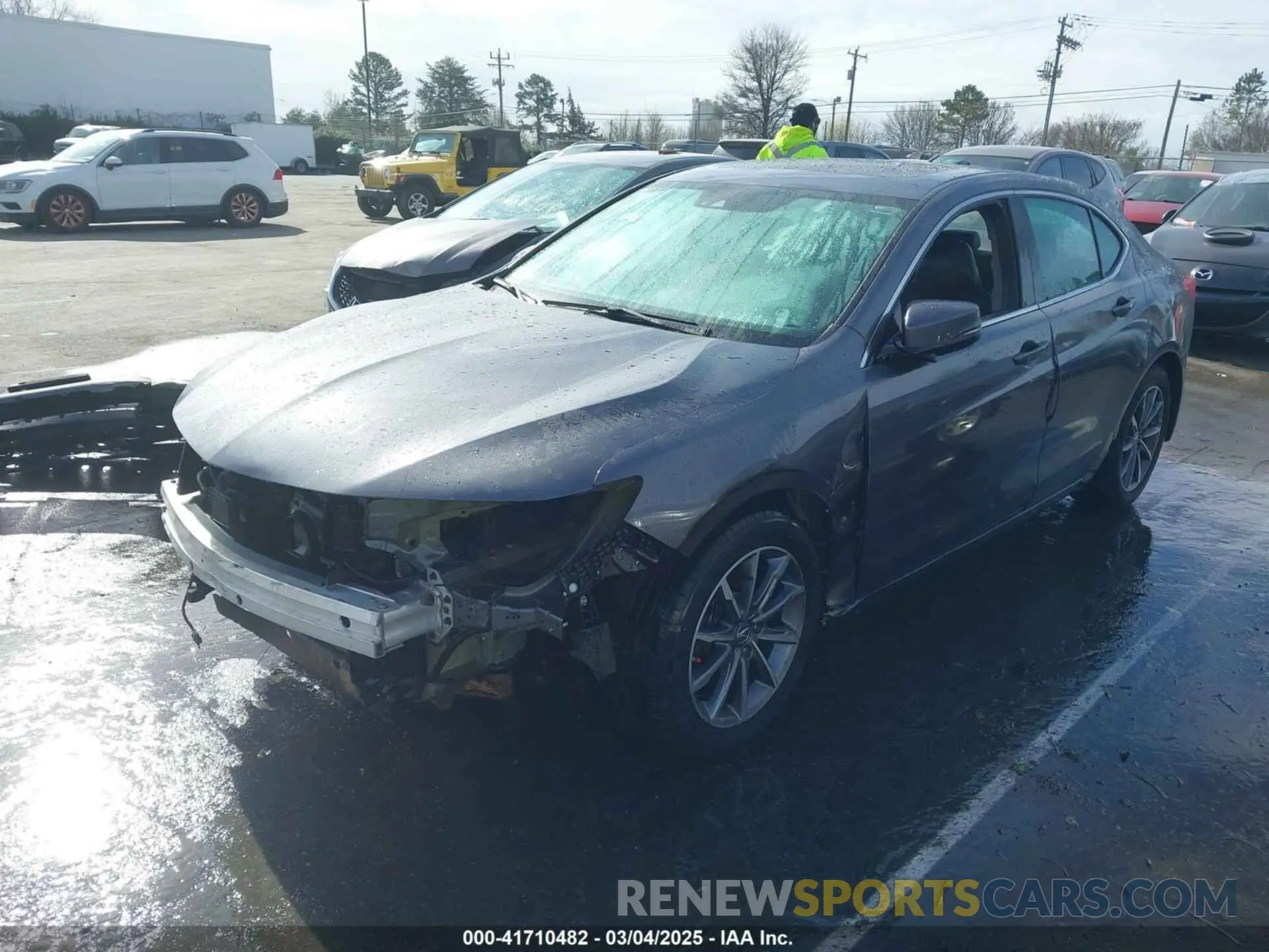 2 Photograph of a damaged car 19UUB1F50LA015540 ACURA TLX 2020