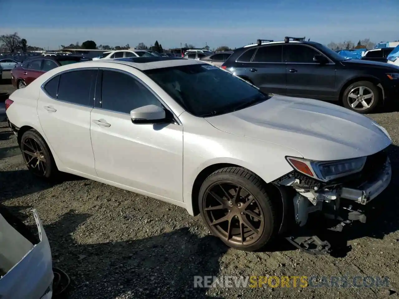 4 Photograph of a damaged car 19UUB1F50LA017532 ACURA TLX 2020