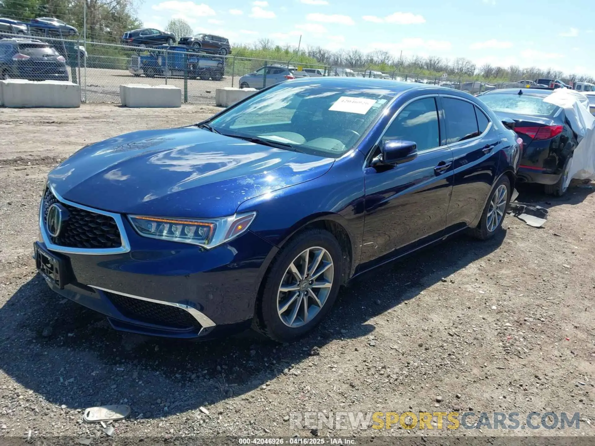 2 Photograph of a damaged car 19UUB1F51LA001890 ACURA TLX 2020