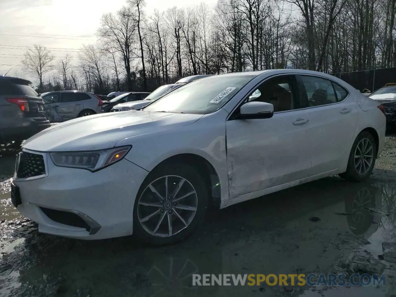1 Photograph of a damaged car 19UUB1F53LA009862 ACURA TLX 2020