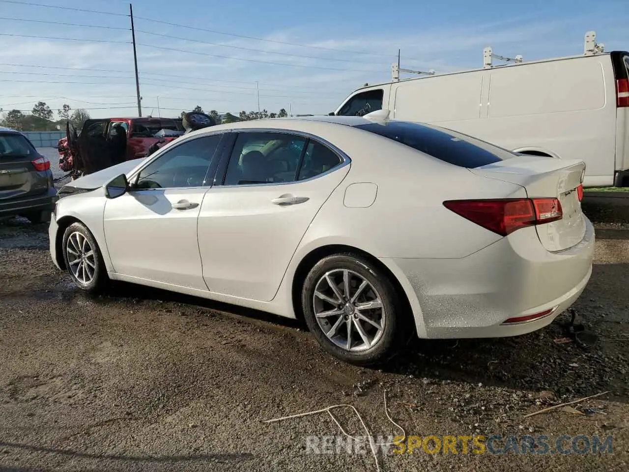 2 Photograph of a damaged car 19UUB1F54LA012642 ACURA TLX 2020
