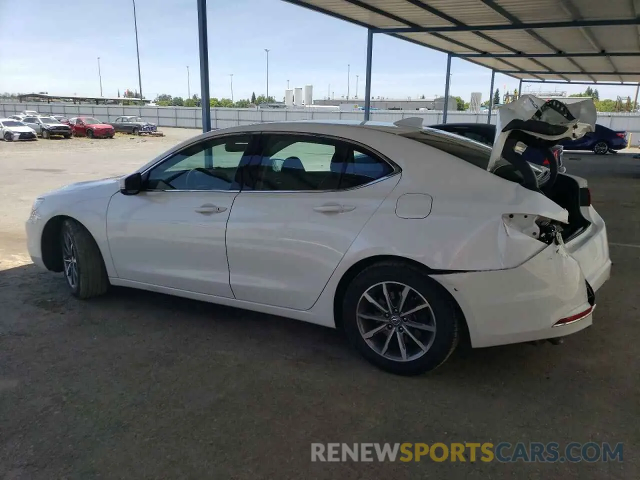 2 Photograph of a damaged car 19UUB1F54LA015251 ACURA TLX 2020