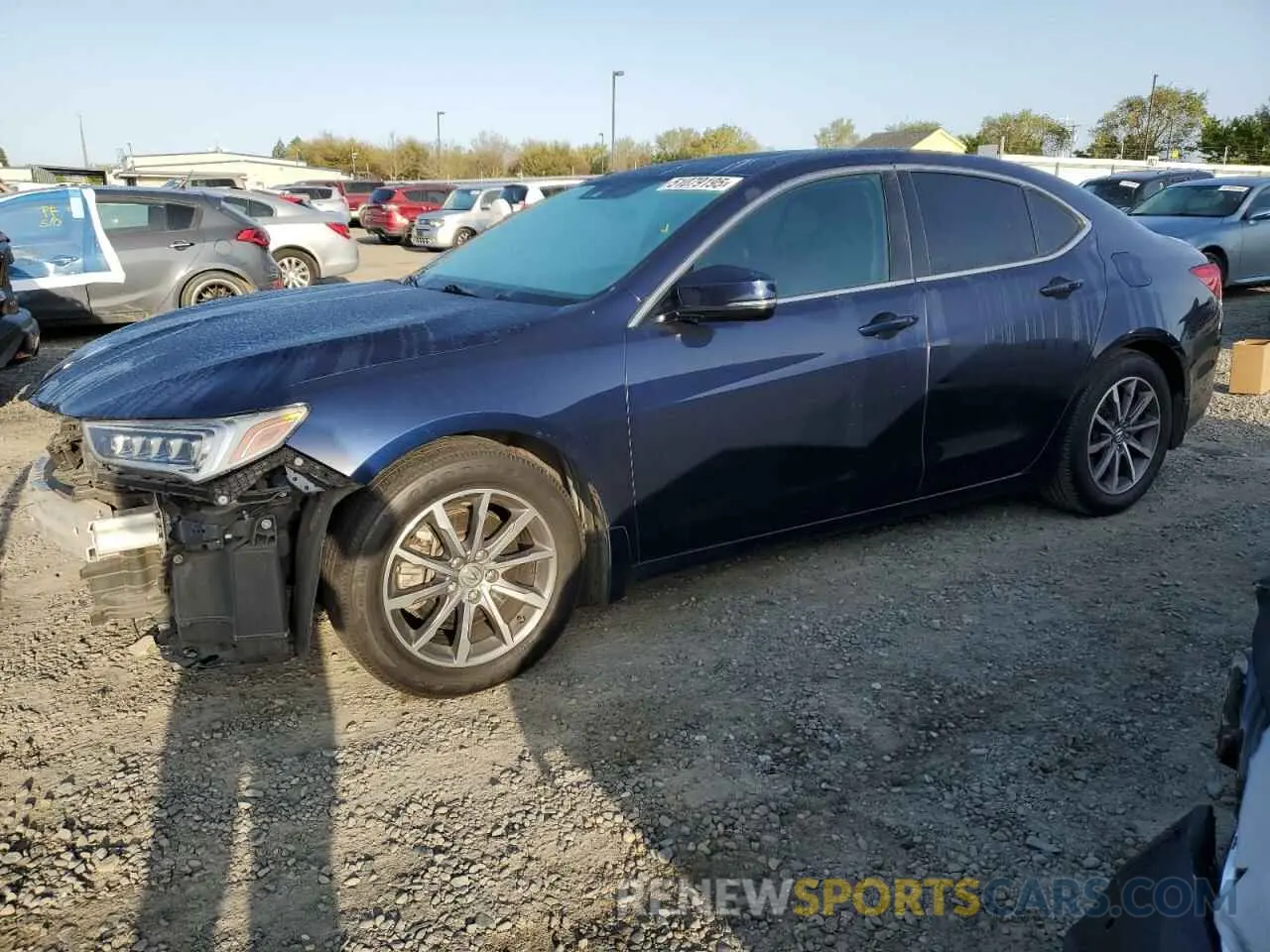 1 Photograph of a damaged car 19UUB1F55LA009281 ACURA TLX 2020