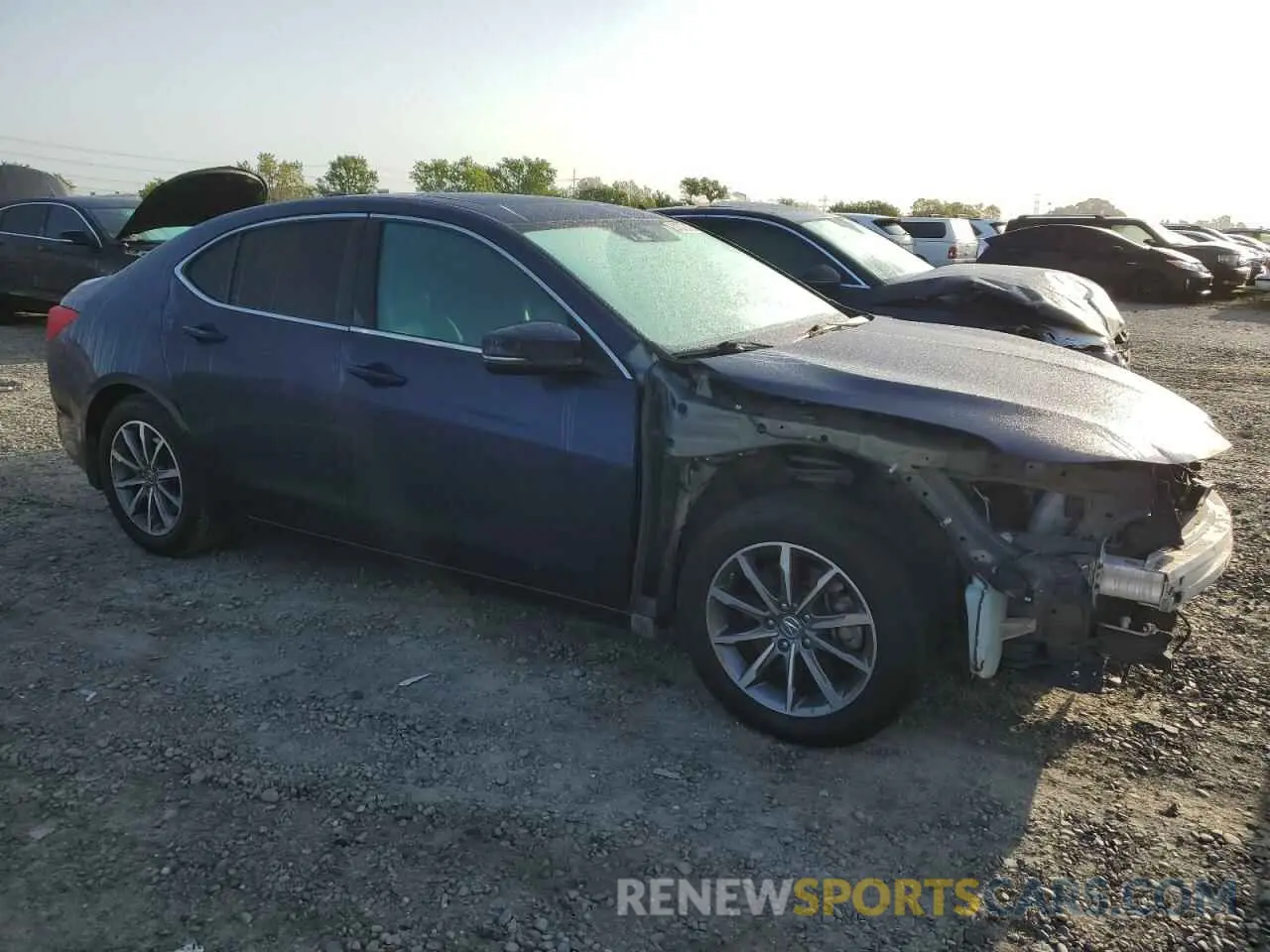 4 Photograph of a damaged car 19UUB1F55LA009281 ACURA TLX 2020