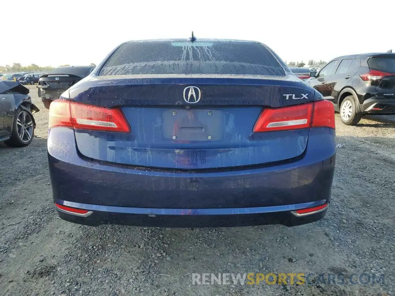 6 Photograph of a damaged car 19UUB1F55LA009281 ACURA TLX 2020