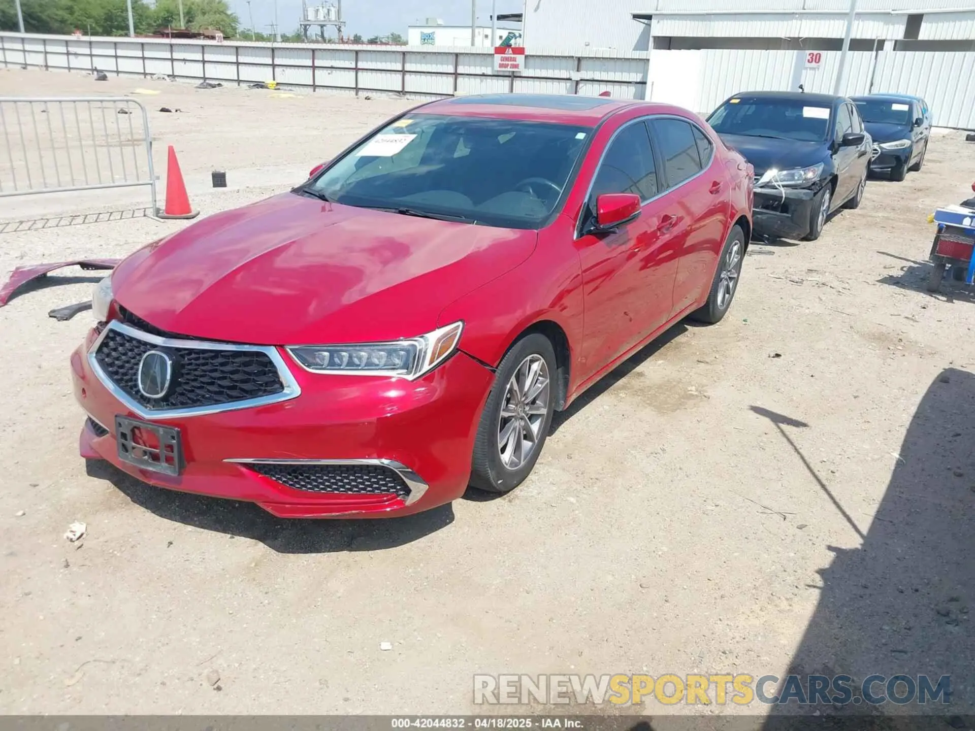 2 Photograph of a damaged car 19UUB1F55LA015601 ACURA TLX 2020
