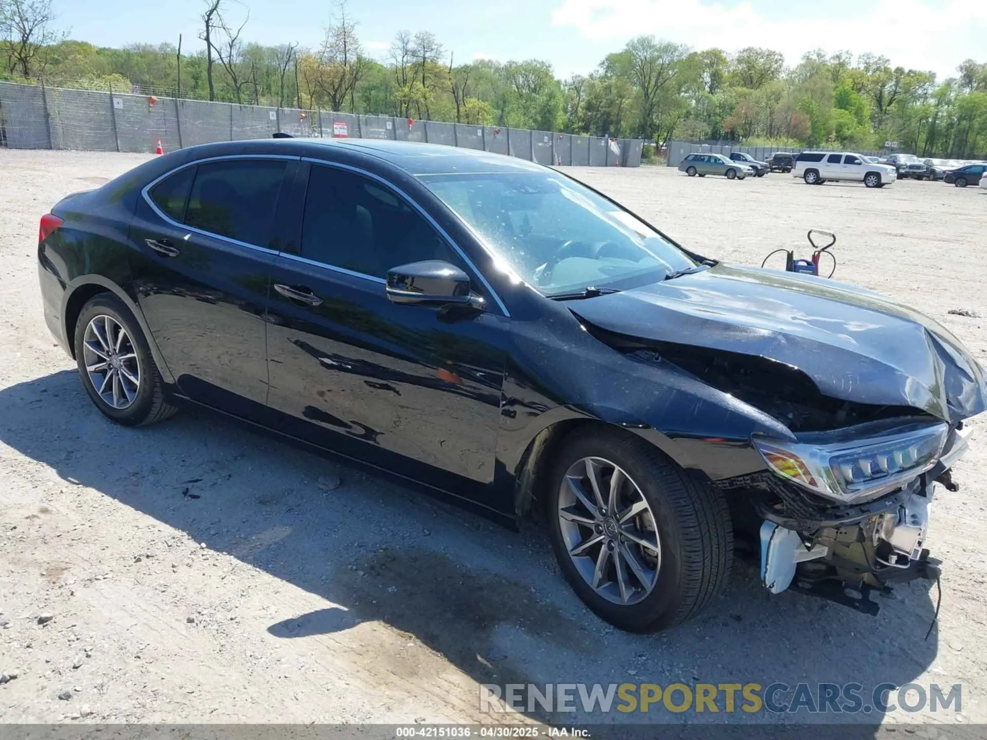 1 Photograph of a damaged car 19UUB1F57LA002896 ACURA TLX 2020