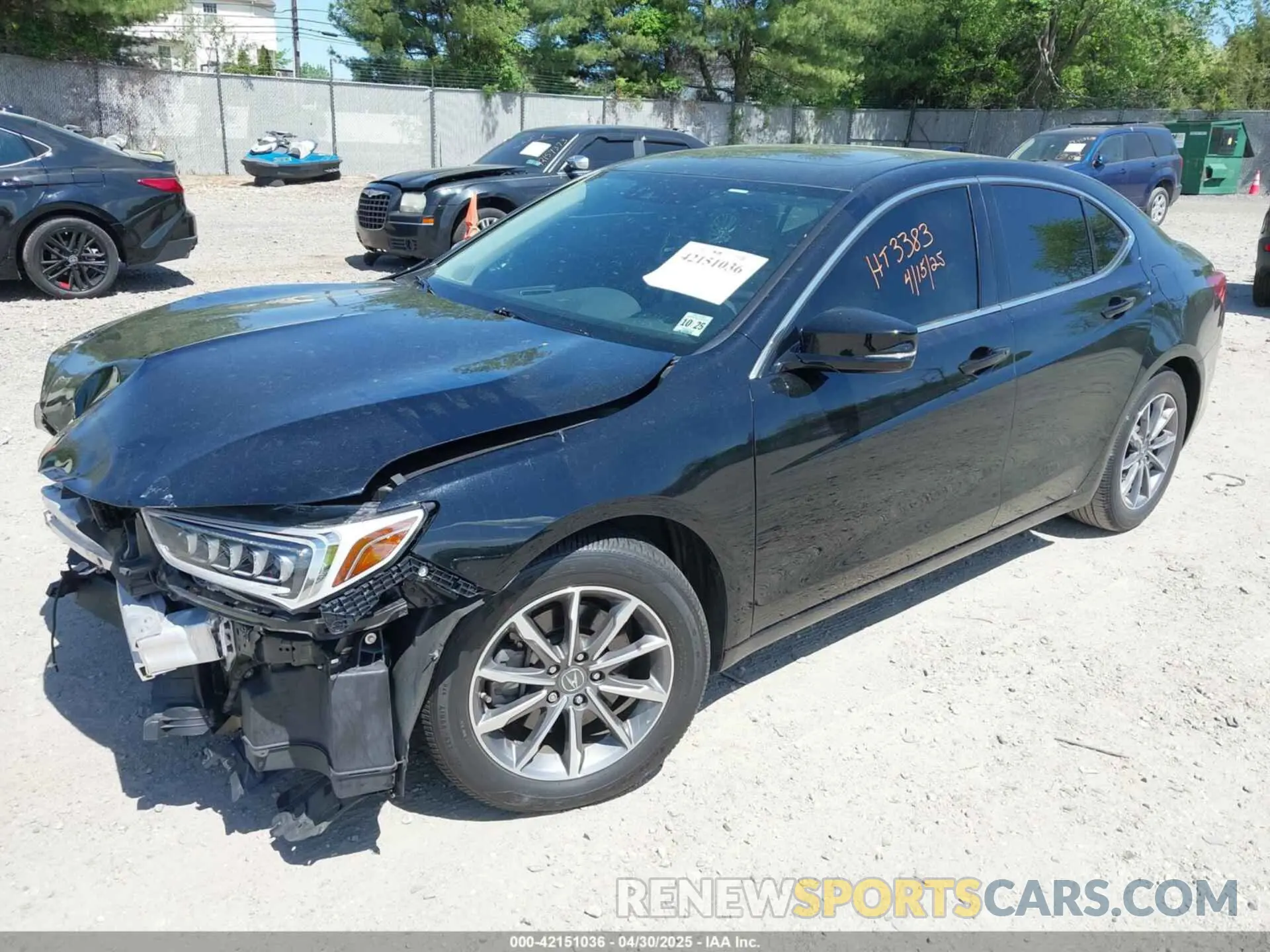 2 Photograph of a damaged car 19UUB1F57LA002896 ACURA TLX 2020