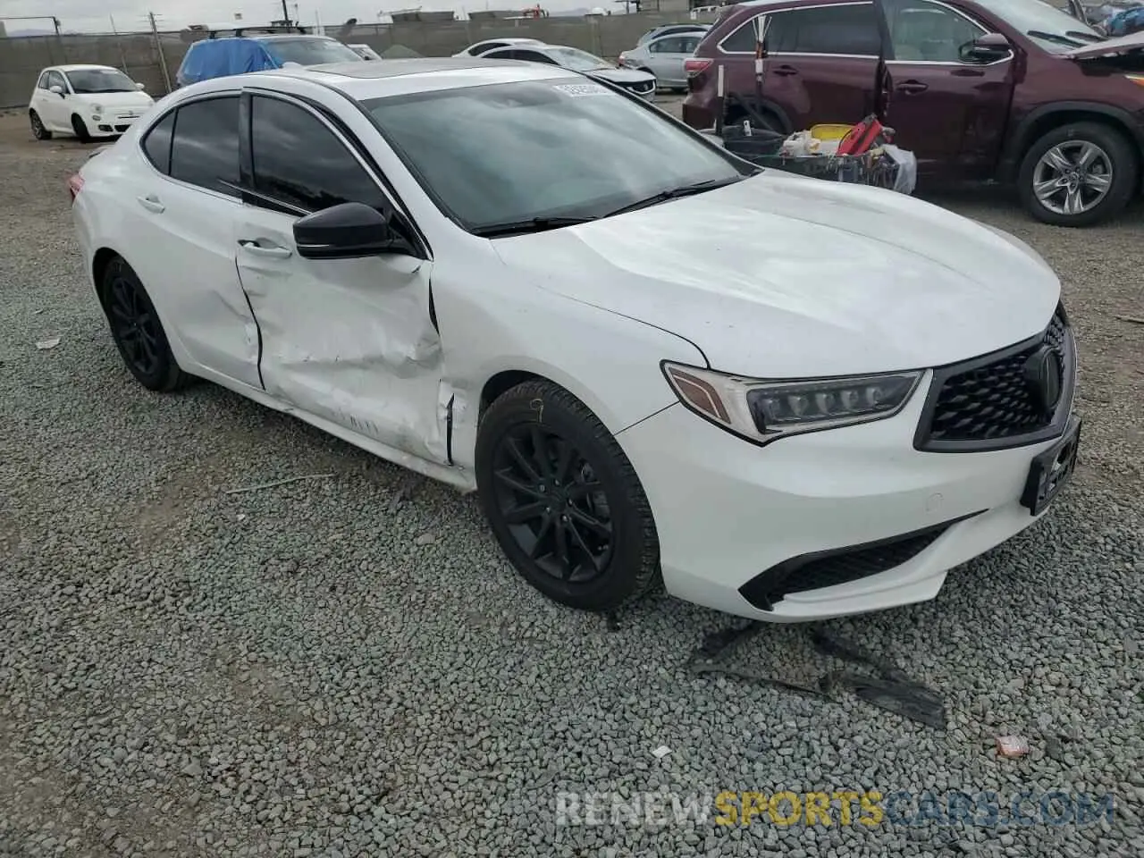 4 Photograph of a damaged car 19UUB1F57LA007130 ACURA TLX 2020
