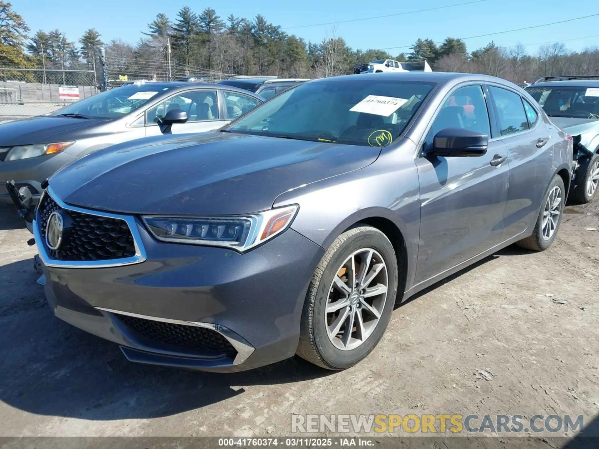 2 Photograph of a damaged car 19UUB1F57LA011789 ACURA TLX 2020