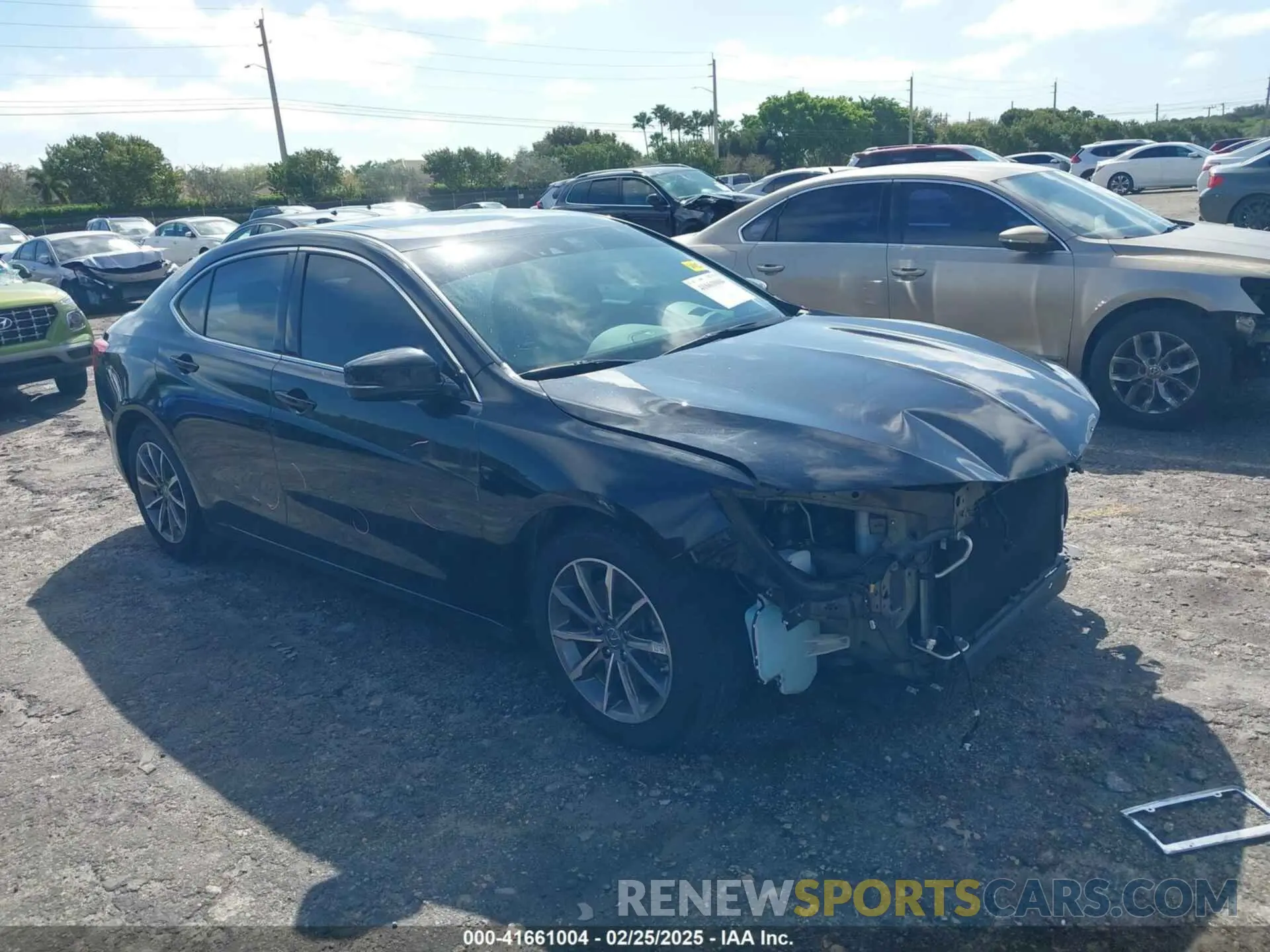 1 Photograph of a damaged car 19UUB1F57LA016345 ACURA TLX 2020