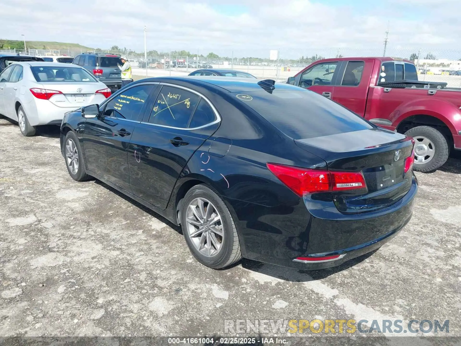 3 Photograph of a damaged car 19UUB1F57LA016345 ACURA TLX 2020
