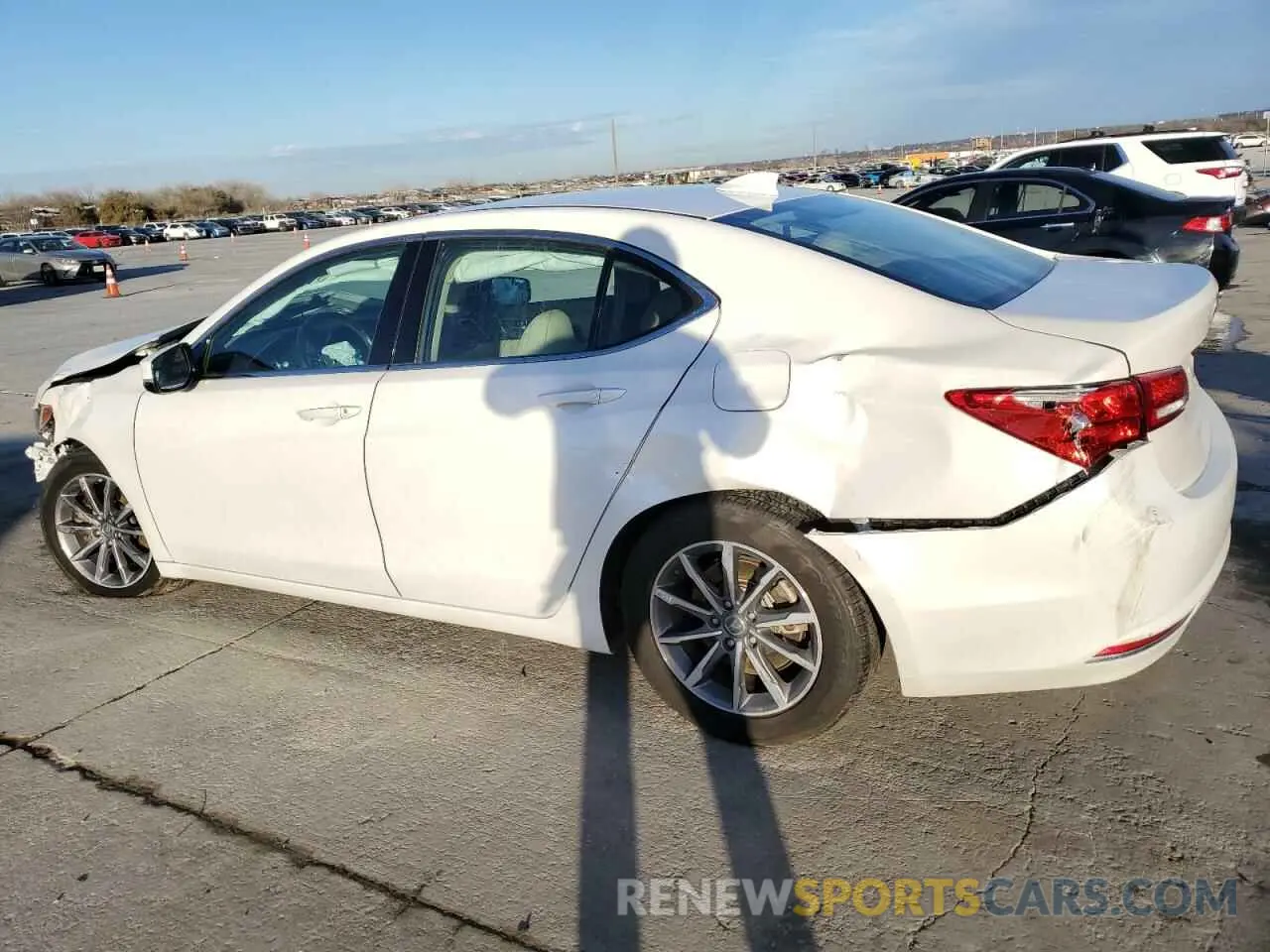 2 Photograph of a damaged car 19UUB1F58LA009856 ACURA TLX 2020