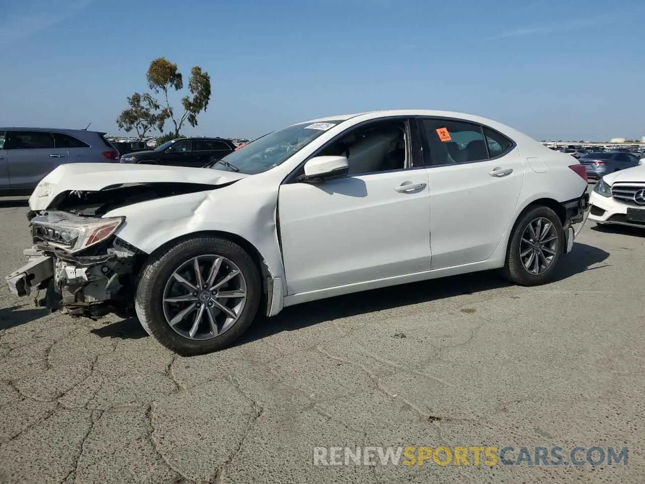 1 Photograph of a damaged car 19UUB1F5XLA017067 ACURA TLX 2020