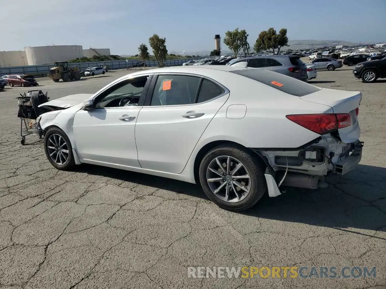 2 Photograph of a damaged car 19UUB1F5XLA017067 ACURA TLX 2020