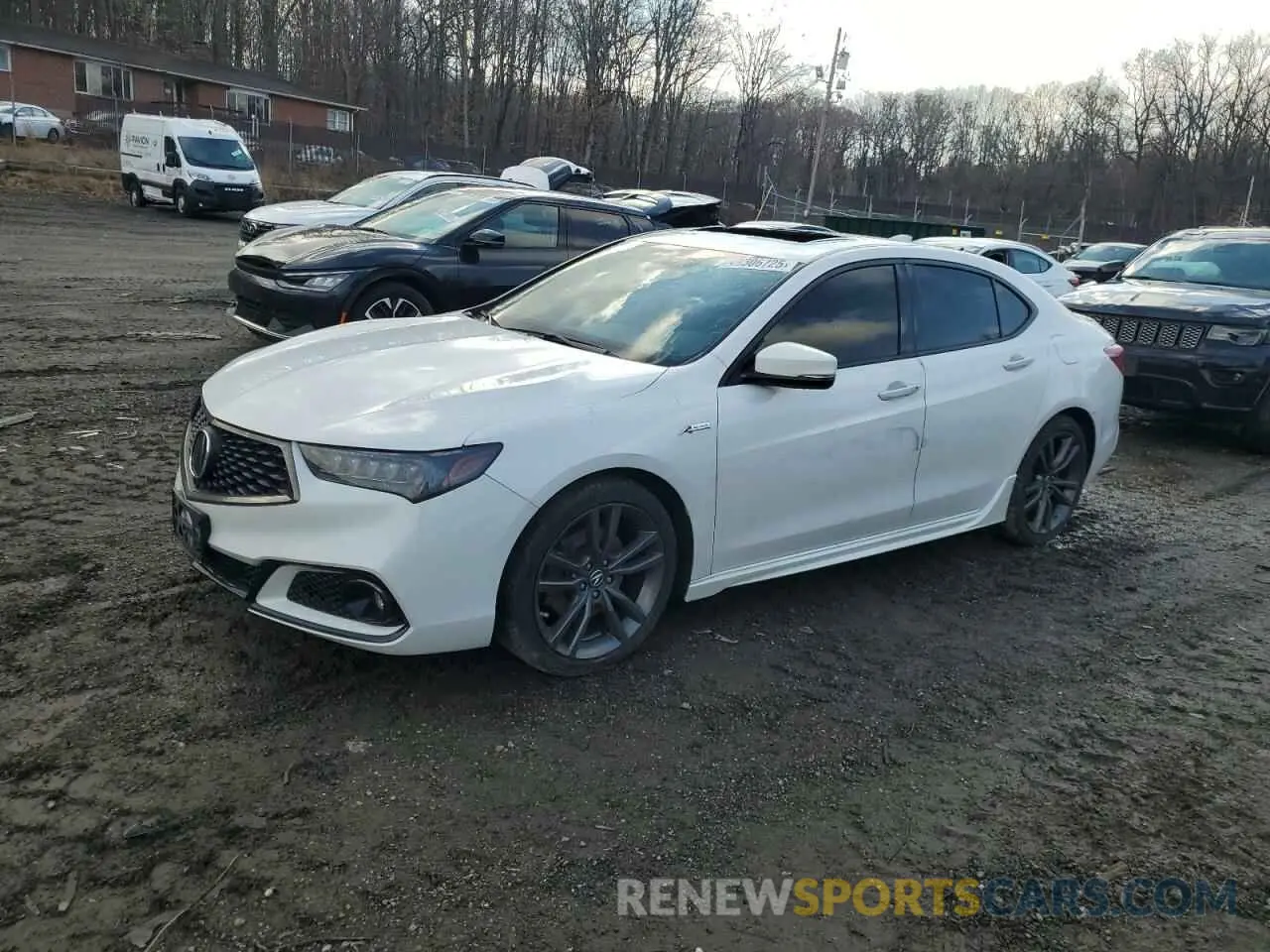 1 Photograph of a damaged car 19UUB1F62LA012955 ACURA TLX 2020
