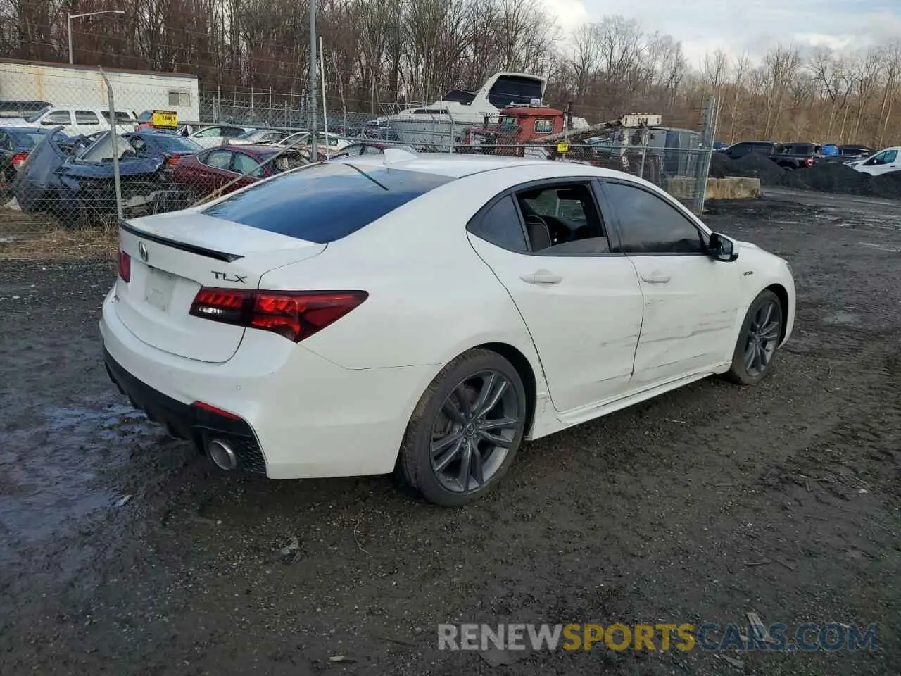3 Photograph of a damaged car 19UUB1F62LA012955 ACURA TLX 2020