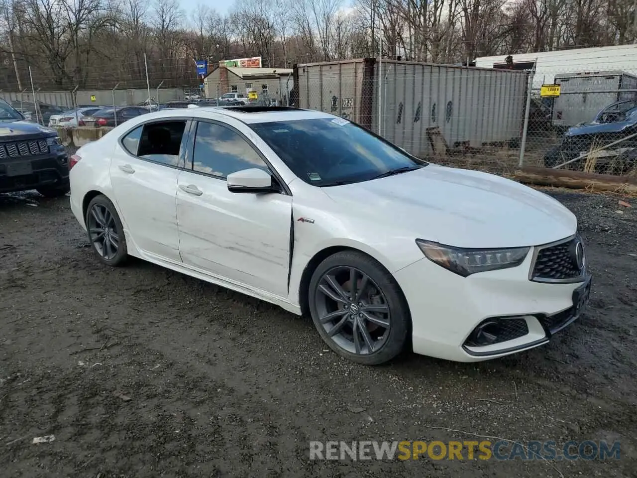 4 Photograph of a damaged car 19UUB1F62LA012955 ACURA TLX 2020