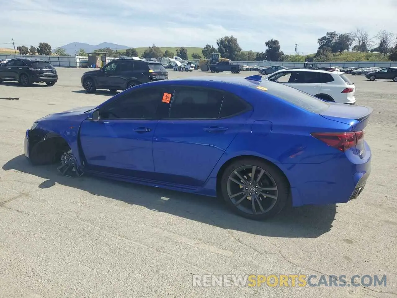 2 Photograph of a damaged car 19UUB1F63LA001267 ACURA TLX 2020