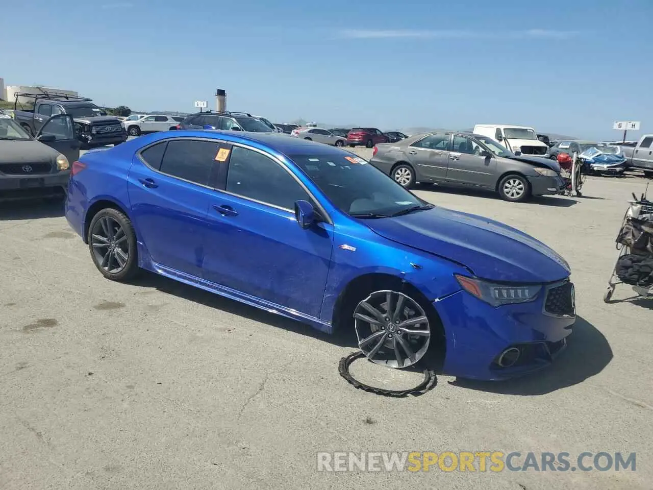 4 Photograph of a damaged car 19UUB1F63LA001267 ACURA TLX 2020