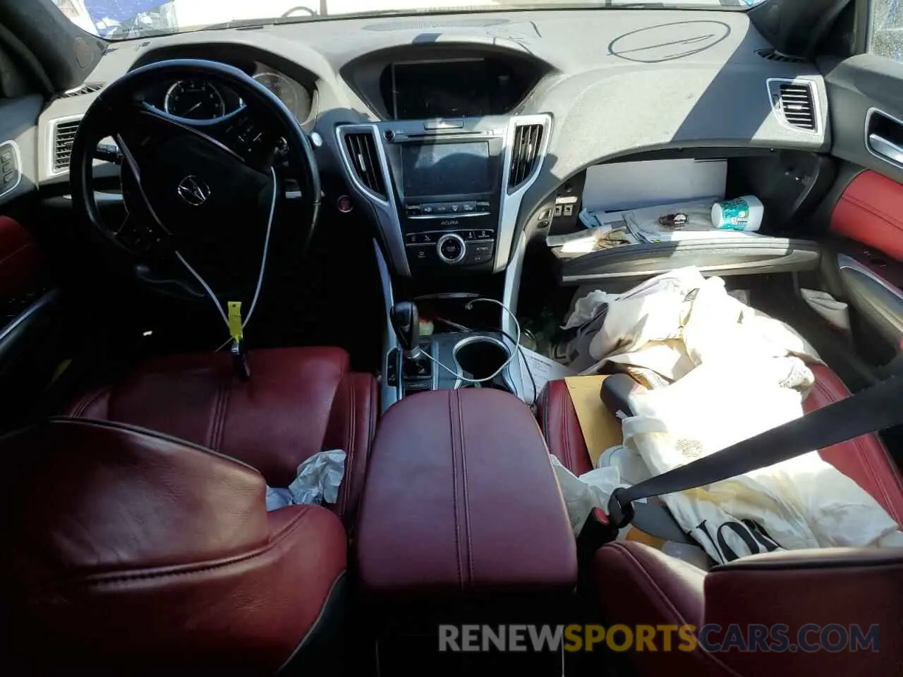 8 Photograph of a damaged car 19UUB1F63LA001267 ACURA TLX 2020