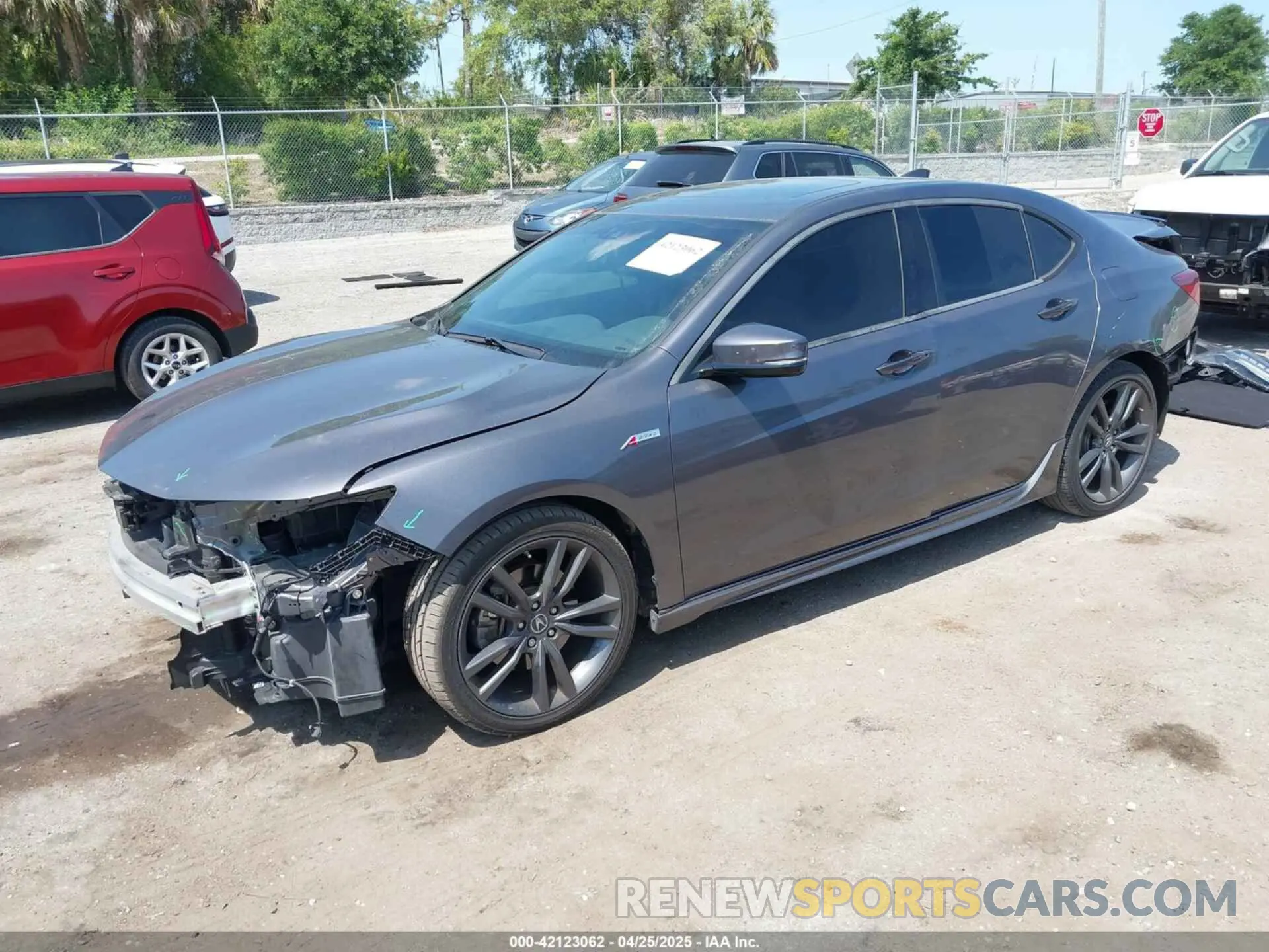 2 Photograph of a damaged car 19UUB1F66LA000520 ACURA TLX 2020