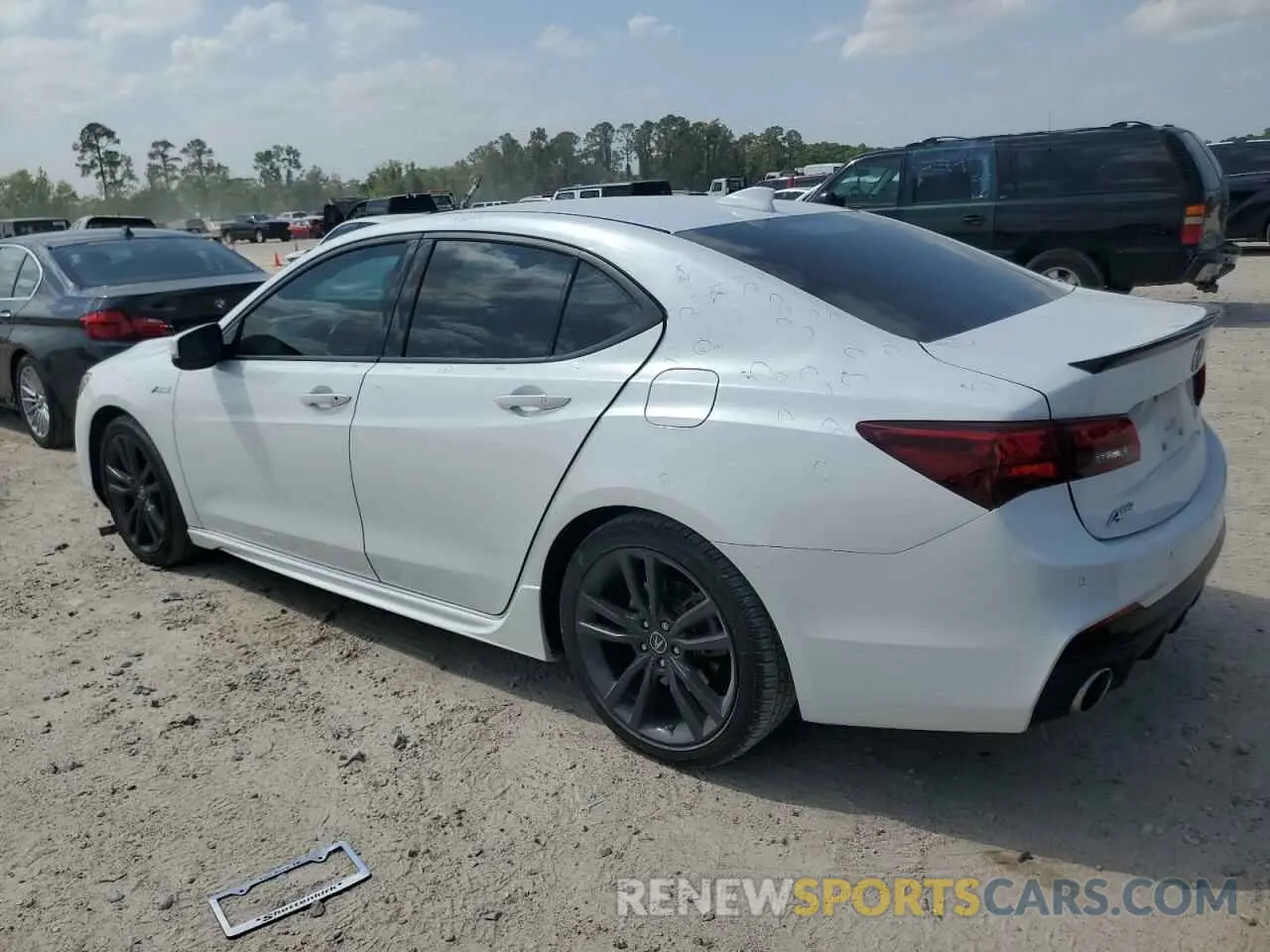 2 Photograph of a damaged car 19UUB1F69LA009373 ACURA TLX 2020