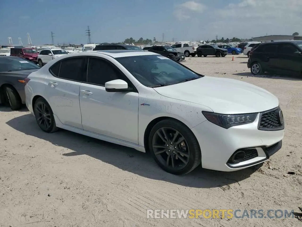 4 Photograph of a damaged car 19UUB1F69LA009373 ACURA TLX 2020