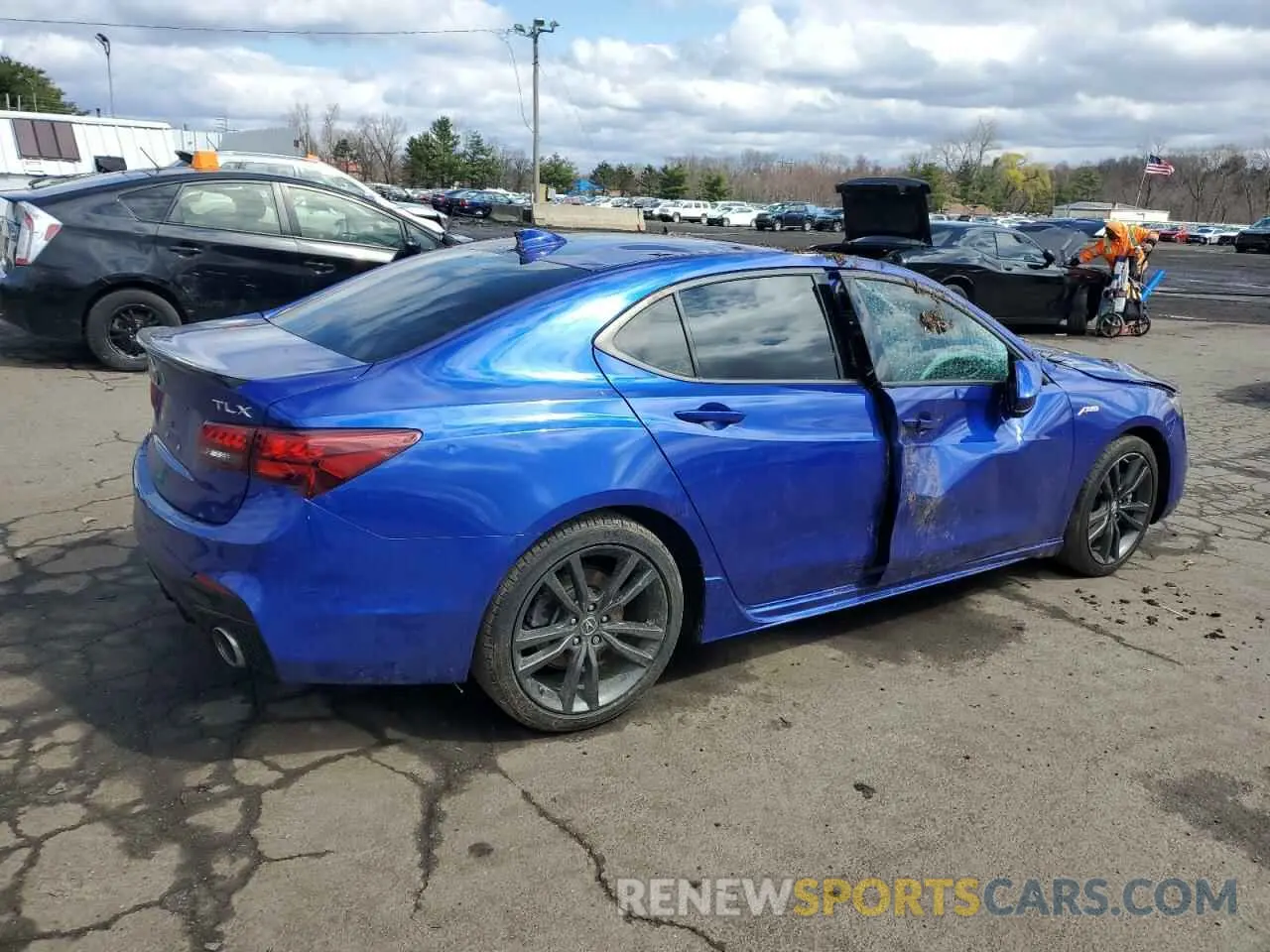 3 Photograph of a damaged car 19UUB1F6XLA010239 ACURA TLX 2020