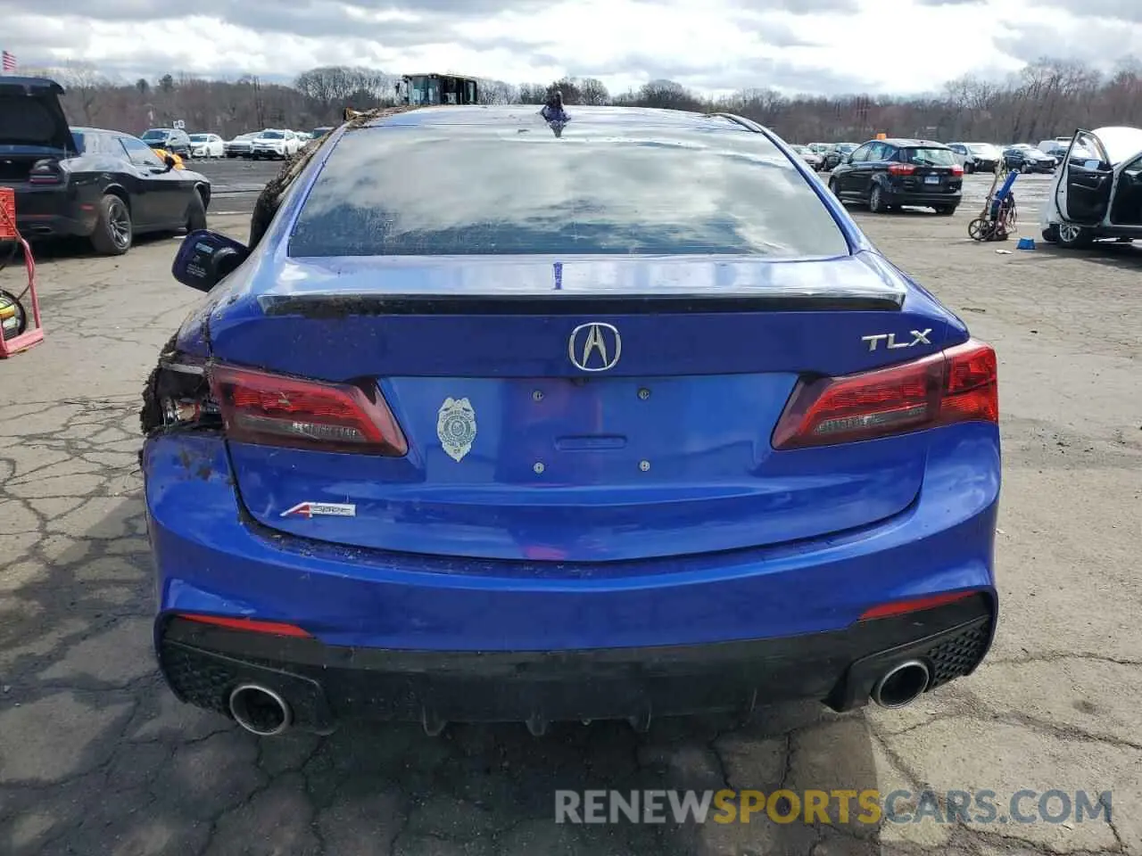6 Photograph of a damaged car 19UUB1F6XLA010239 ACURA TLX 2020